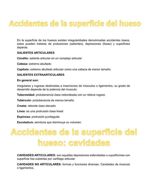 Accidentes óseos