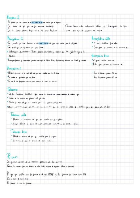 Hemoglobinas anormales y priones