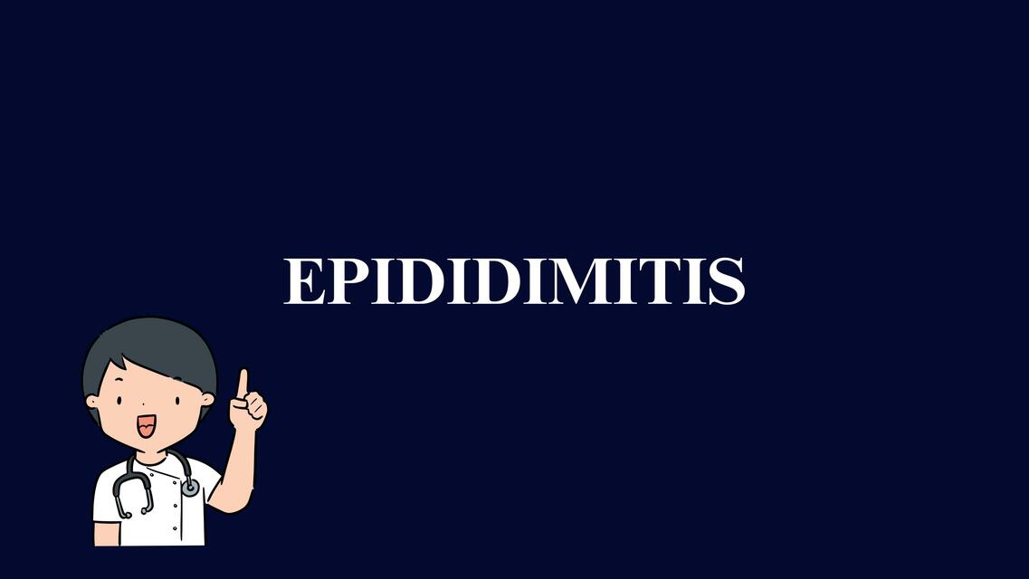 Epididimitis 