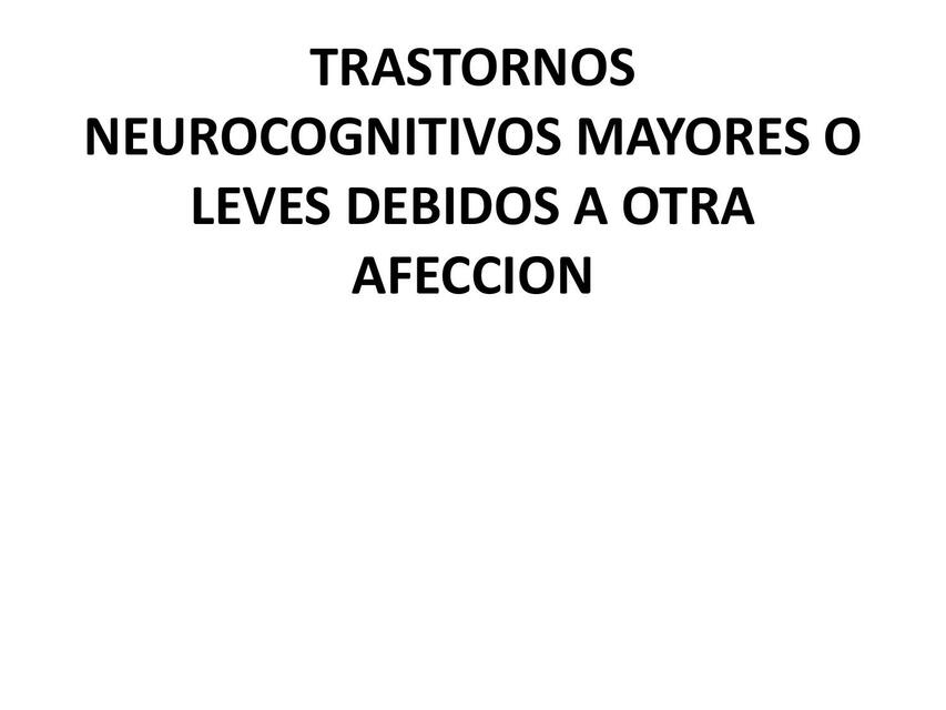 trastorno mental organico 1 1