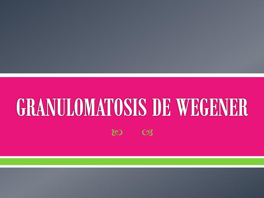 VASCULITIS