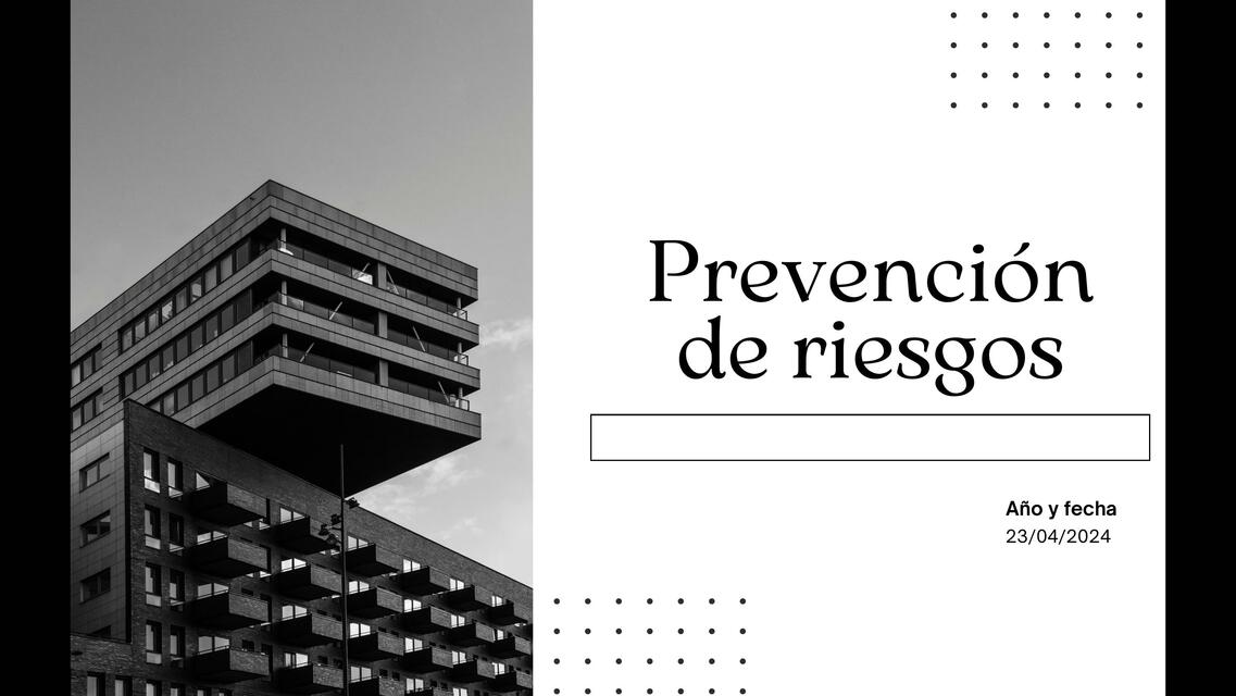 Prevención de riesgos