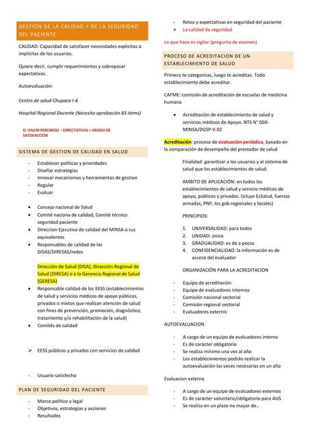 12 Gestión de la calidad y de la seguridad del pac