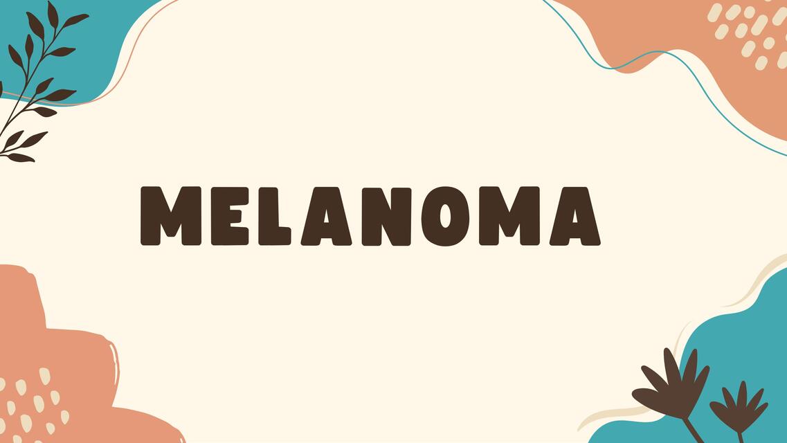 MELANOMA Y VITILIGO