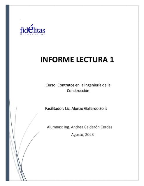 Informe Lectura 1