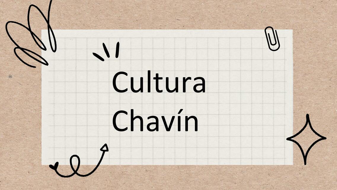 Cultura chavin 