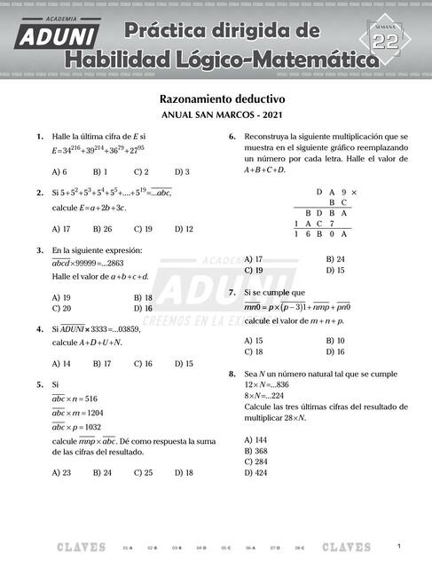 RM deductivo