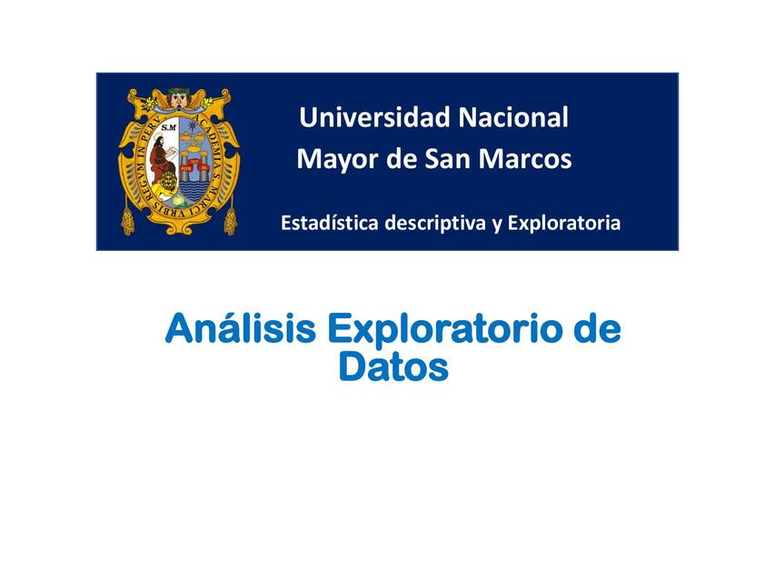 ANÁLISIS EXPLORATORIO DE DATOS