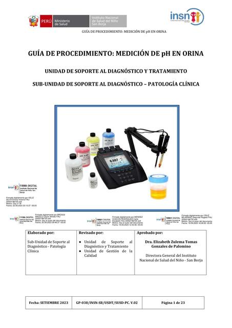 GP 038 MEDICION DE PH V2