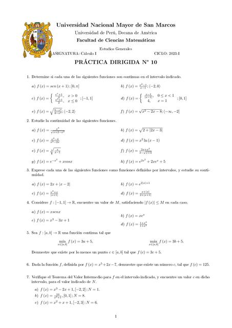 Funciones definidas por intervalos, Cálculo I