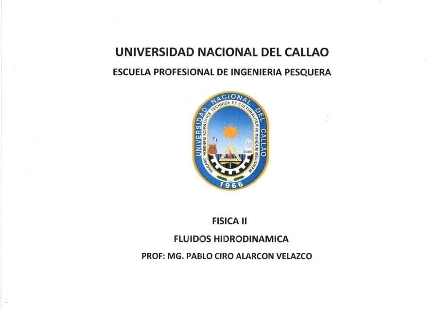 FLUIDOS HIDRODINAMICA