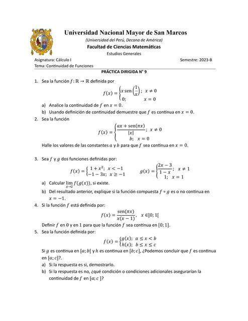 Práctica dirigida 9