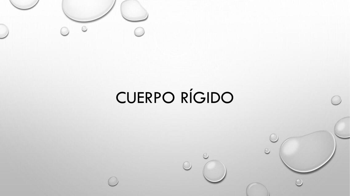 Cuerpo Rígido