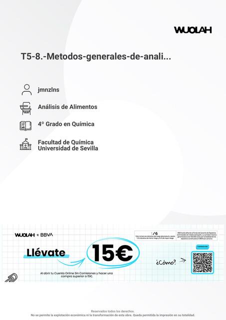 wuolah free T5 8 Metodos generales de analisis de