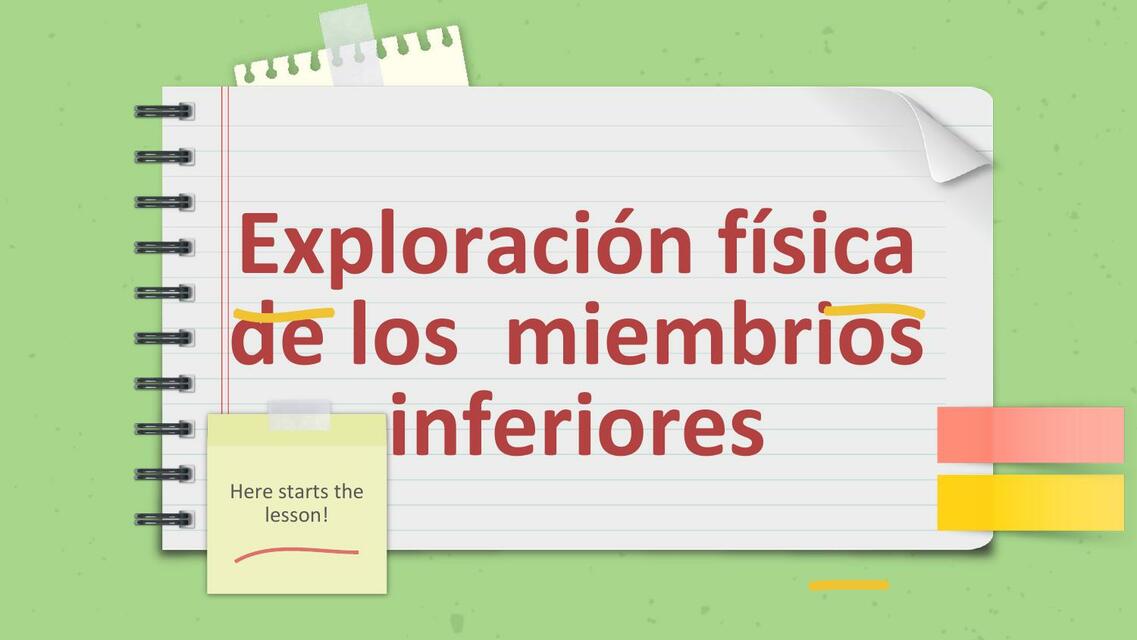 exploracion de miembros inferiores