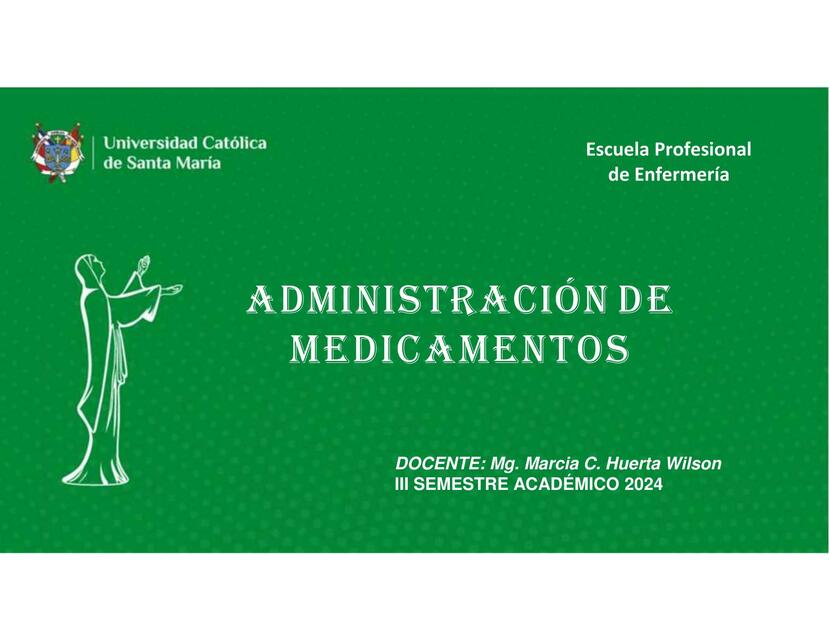 ADMINISTRACIÓN DE MEDICAMENTOS MCHW