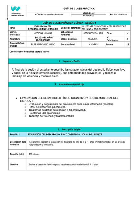 Guía de Práctica Hospitalaria 4 sem 13 SNA