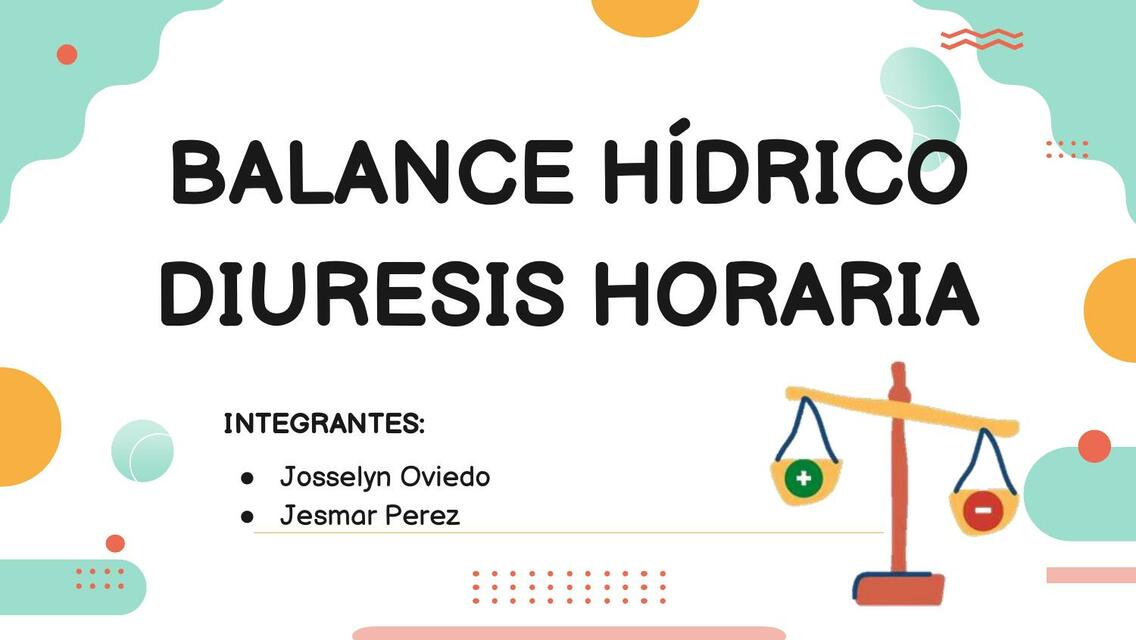 Diapositivas Balance hídrico Grupo 4 9B