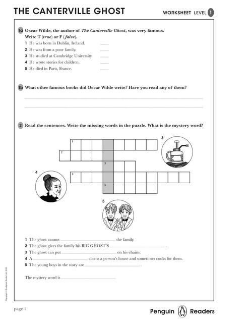 PR CantervilleGhost Worksheet3 1