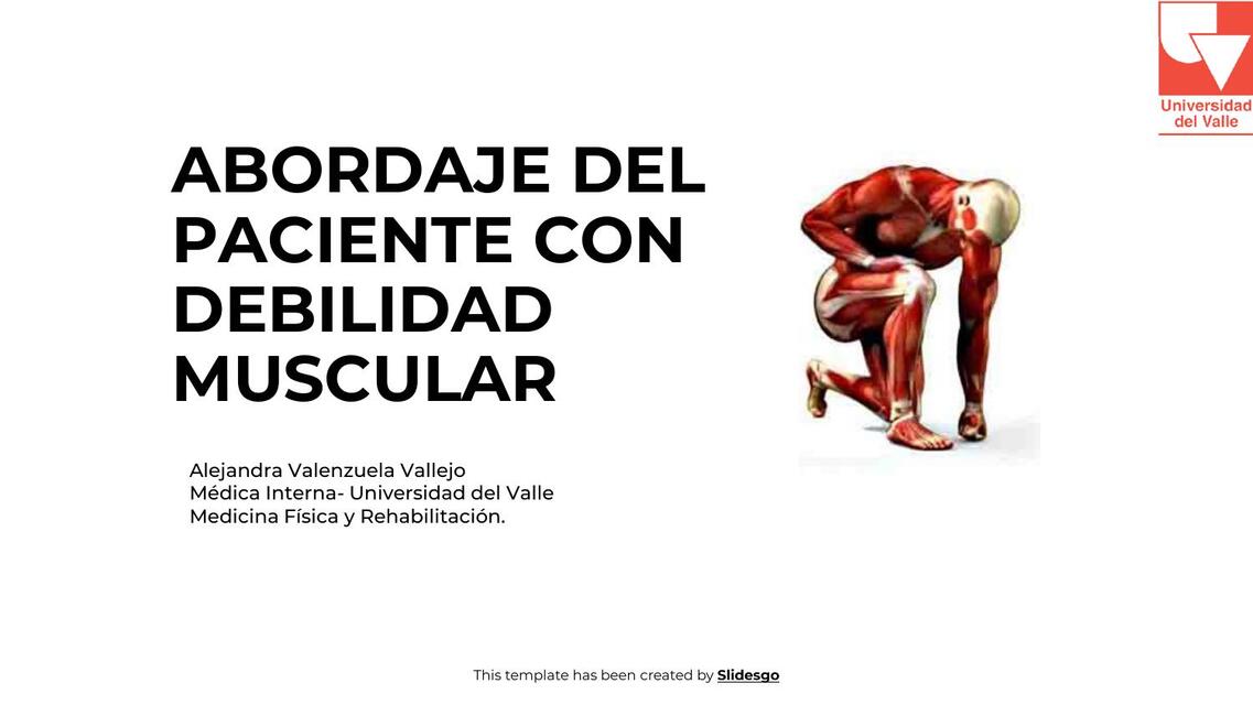 Abordaje del paciente con debilidad muscular