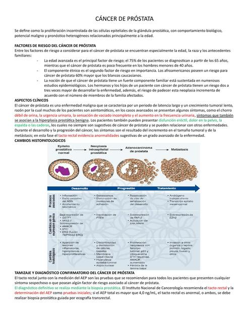 Cáncer de próstata