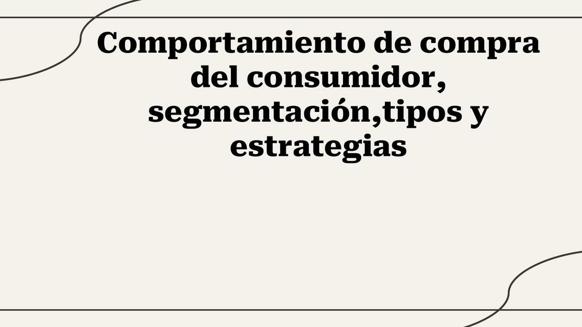 ppt comportamiento de compra del consumidor