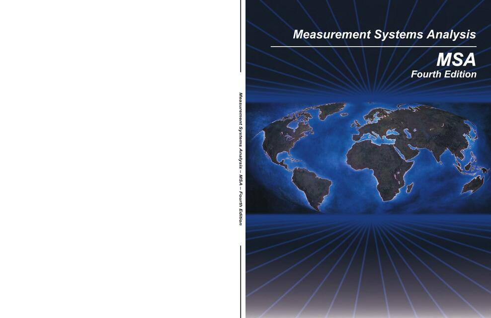 AIAG MSA Fourth Edition | Guillermo Gonzalez | uDocz