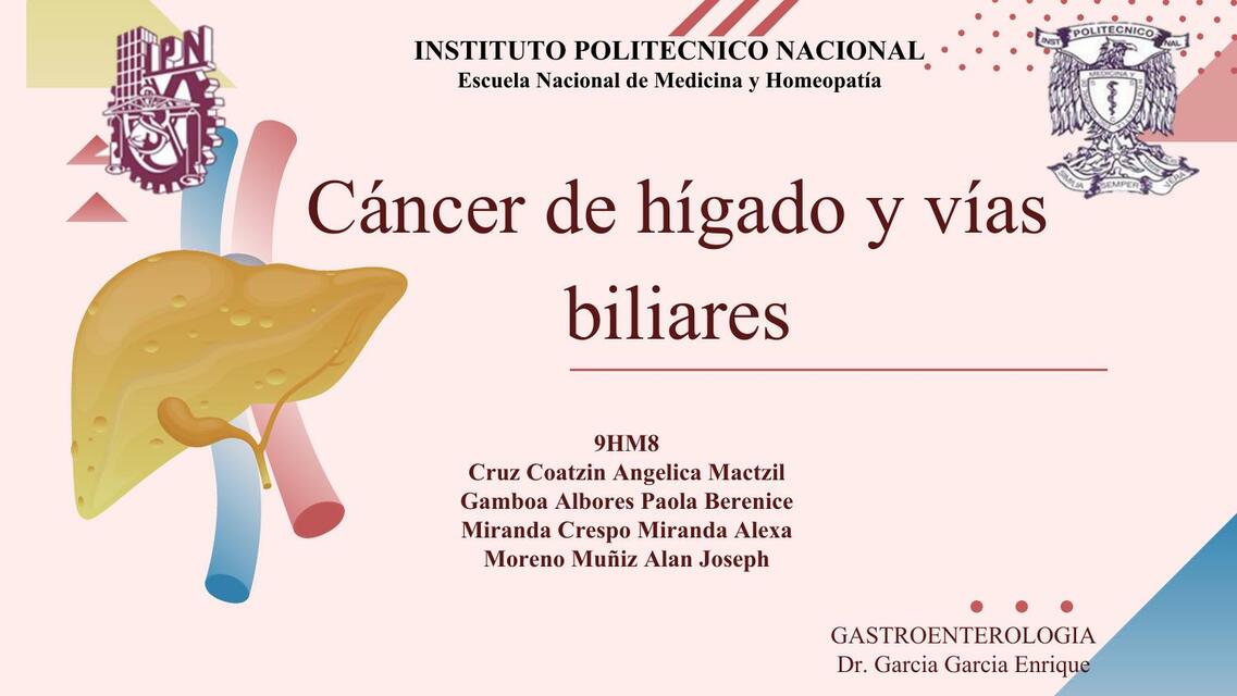 CANCER DE HIGADO by Slidesgo