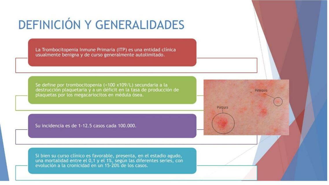 PURPURA TROMBOCITOPENIA