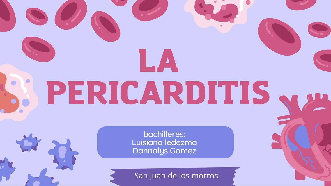 la pericarditis