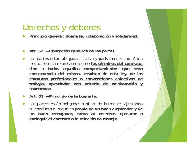 Política y Legislación Laboral Desarrollo Relación