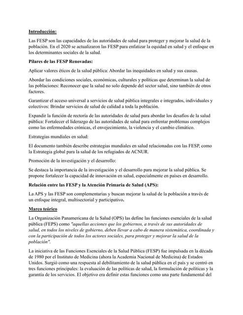 FESP ( SALUD PUBLICA IV)