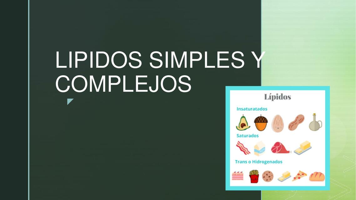 LIPIDOS SIMPLES Y COMPLEJOS 1