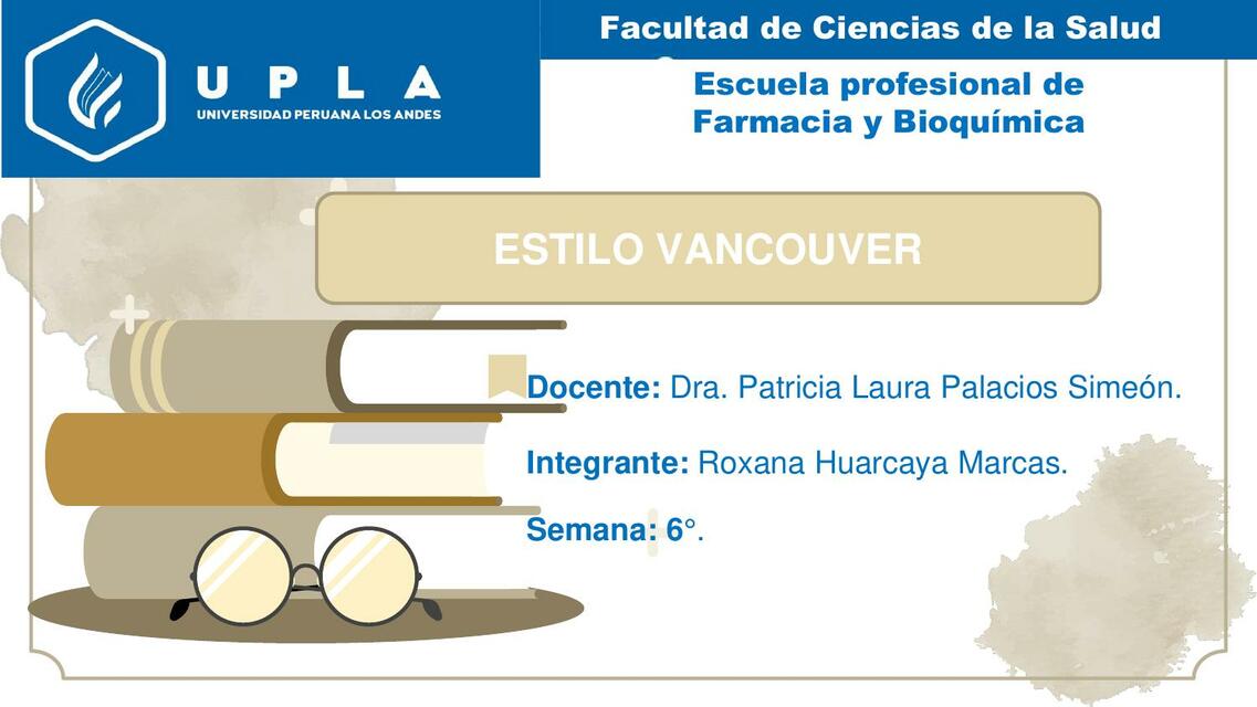 Facultad de Ciencias de la Salud - Escuela profesional de Farmacia y Bioquimica