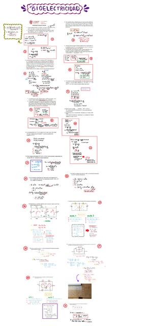 Ejercicios de BIOELECTRICIDAD