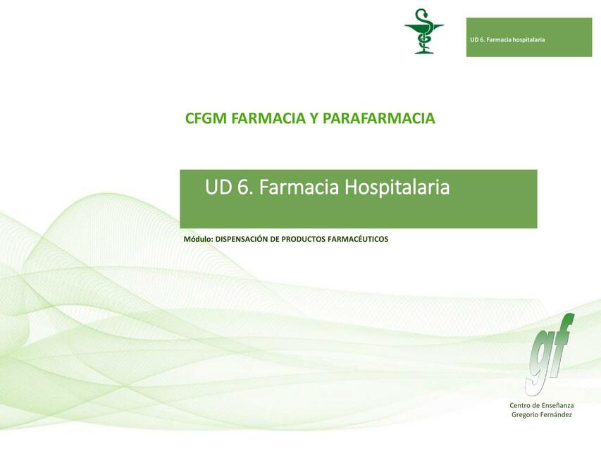 FARMACIA HOSPITALARIA