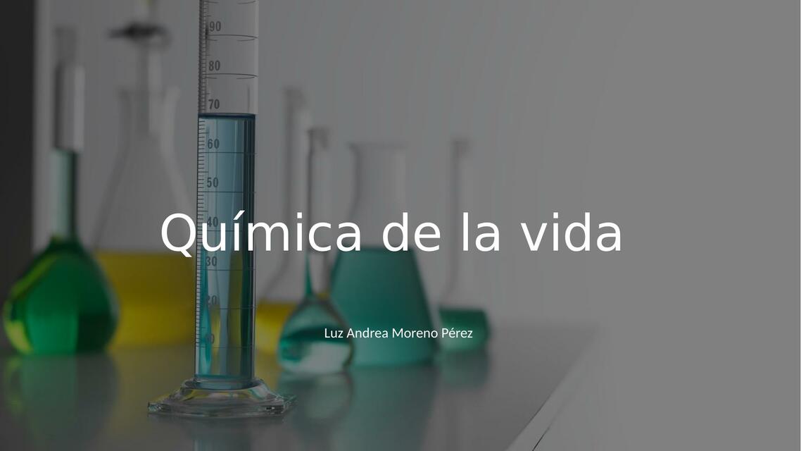 Química de la vida periodo 1 Tema 2