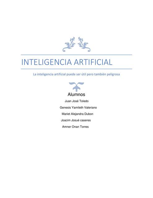 inteligencia artificial