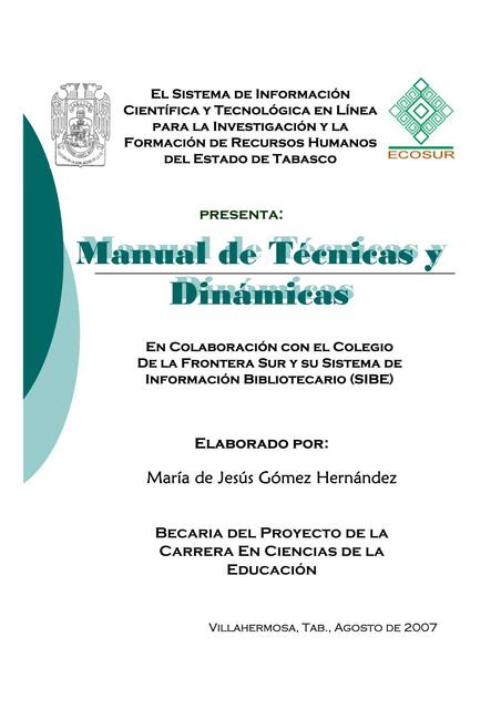 Manual de Tecnicas y Dinamicas