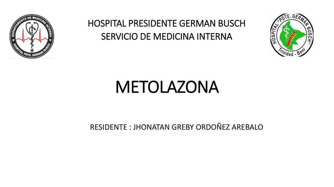 METOLAZONA