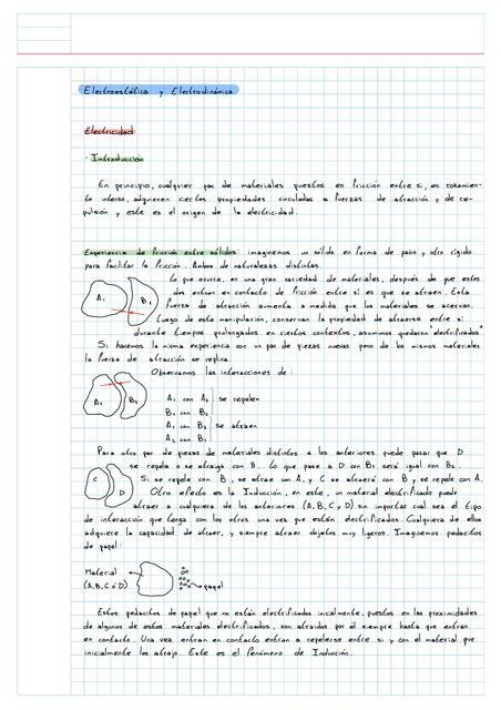 Electroestática y Electrodinámica