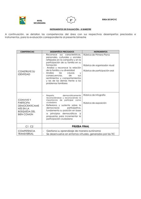 2 INSTRUMENTOS EVALUACION III BIM