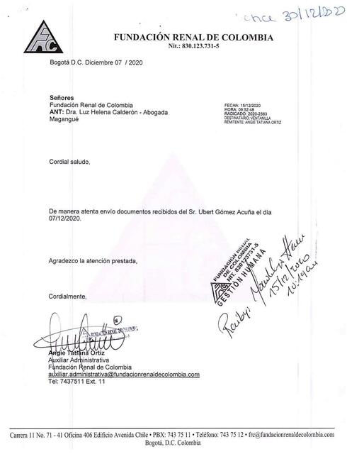 DOCUMENTOS SR UBERT GOMEZ ACUNA