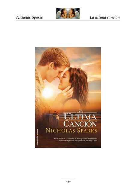 La última canción by:Nicholas Sparks