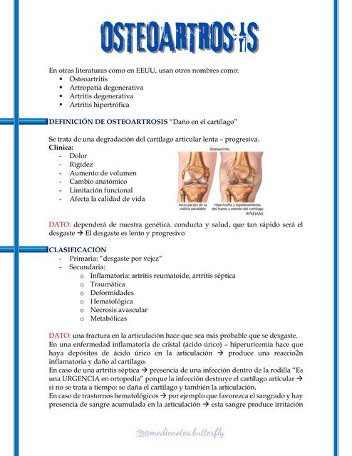 OSTEOARTROSIS