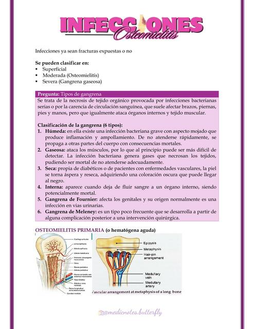 INFECCIONES OSTEOMIELITIS