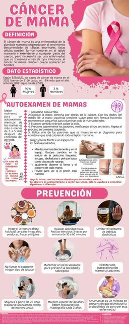 Cancer de mamá infografia