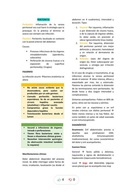 Peritonitis 