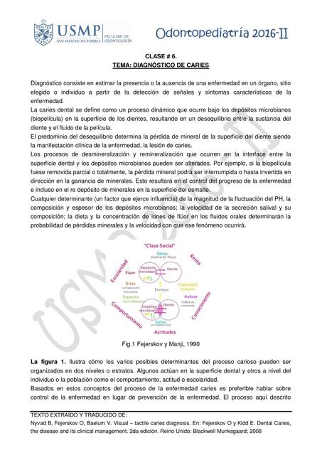 DIAGNOSTICO DE CARIES Resumen 6 2