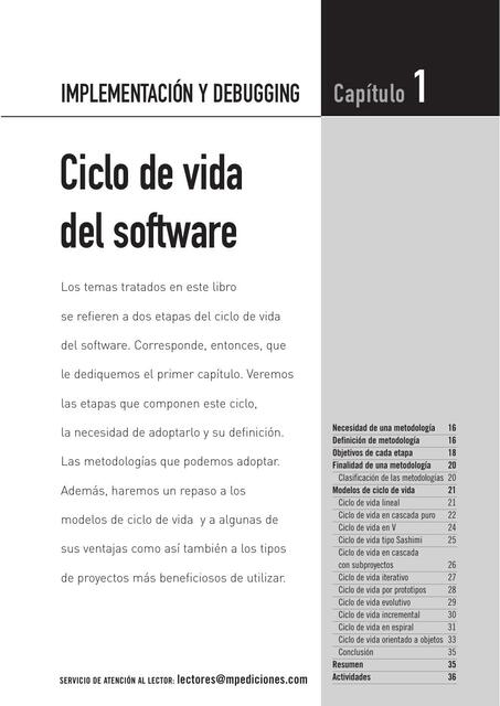 Ciclo de Vida del Software